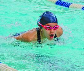 Highlands continued its early undefeated run during the summer swim season with a 743-307 win over Cherokee County Aquatics Club on Thursday.