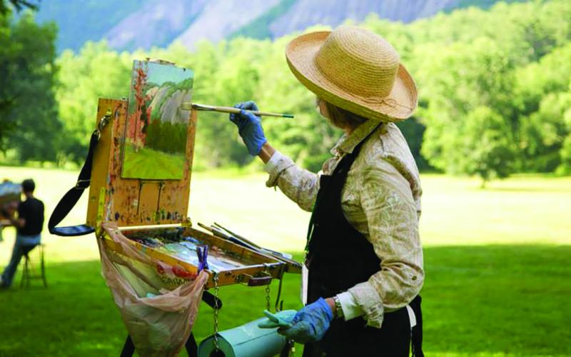 Artists will be able to show their talents during the Cashiers Plein Air Festival, July 15-20 at The Village Green.
